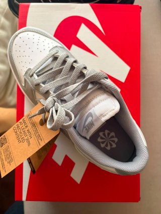 Zapatillas Nike Dunk Low Gris Blanco