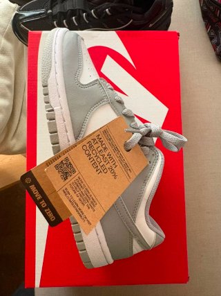 Zapatillas Nike Dunk Low Gris Blanco