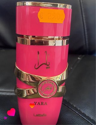 Perfume Lattafa Yara Mujer Rosa y Dorado
