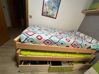 Cama nido con cajones