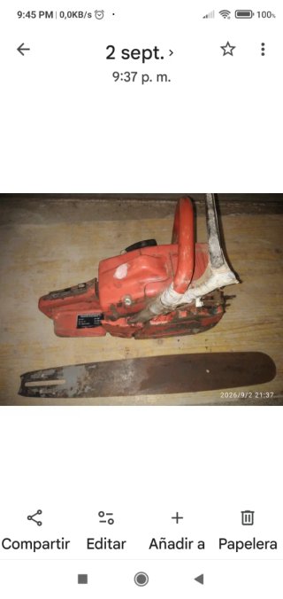 Sach Motosierra Dolmar.