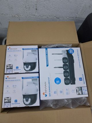 Kit Cámaras Vigilancia Profesional WiFi NIVIAN