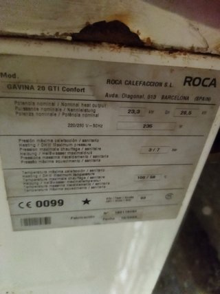 Caldaia Gasolio Roca Gavina Confort