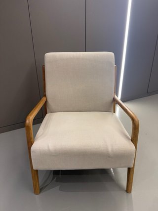 Butaca Zara Home Lino Beige