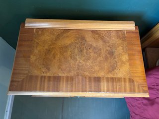 Mesilla vintage madera 2 cajones