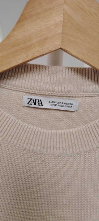 Jersey Zara Hombre Beige