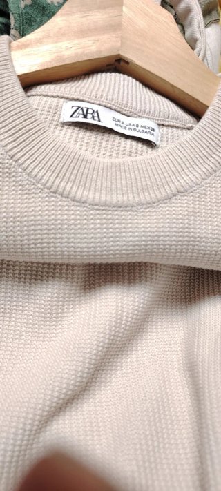 Jersey Zara Hombre Beige