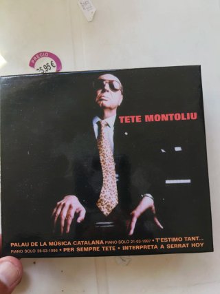 Caja 4 CD Tete Montoliu - Piano Solo