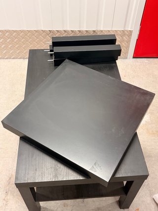 Conjunto mesas bajas salón madera