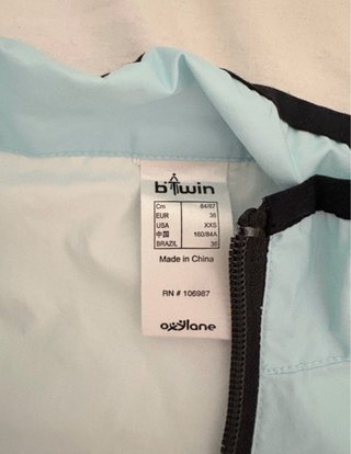 Chubasquero infantil azul
