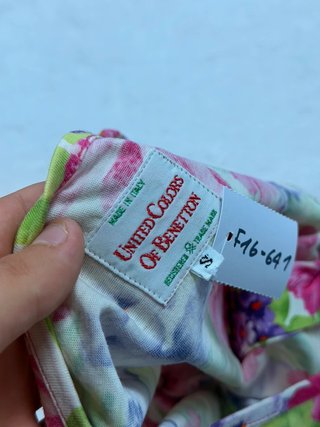 Vintage Floral Sleeveless Blouse Pink Green