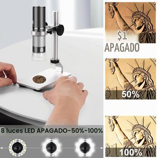 NUEVO Microscopio 4K Mostanne 50-1000X Soporte Pro