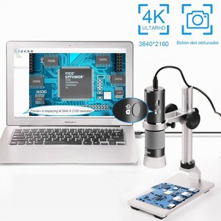 NUEVO Microscopio 4K Mostanne 50-1000X Soporte Pro