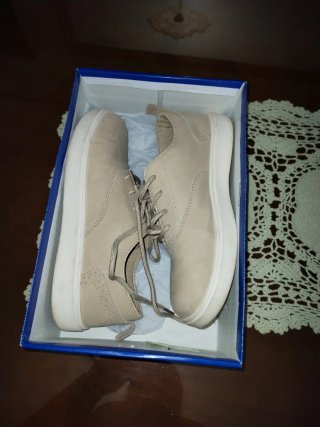 Zapatos niño vestir beige talla 34