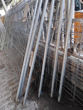6 Vallas Metálicas Obra 3m x 1.90m