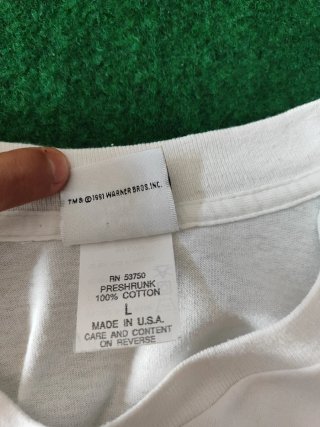 T-Shirt Warner Bros Vintage 1991 Made in Usa