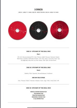 BTS Map of the Soul ON:E DVD