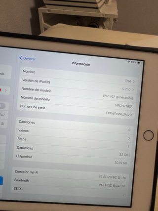 iPad Apple Dorado