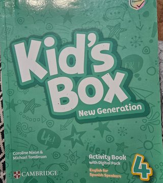 Activity book i4 primaria cambridge kid's box.
