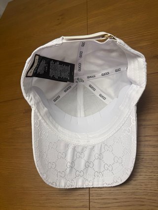 Gorra Gucci Blanca GG
