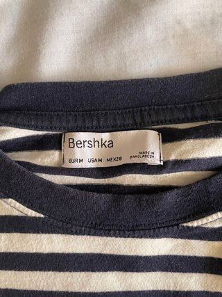 Camiseta Rayas Bershka