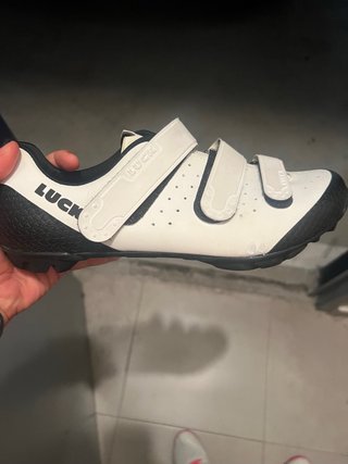 Zapatillas Ciclismo Luck Blancas/Negras