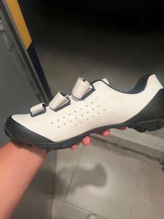 Zapatillas Ciclismo Luck Blancas/Negras