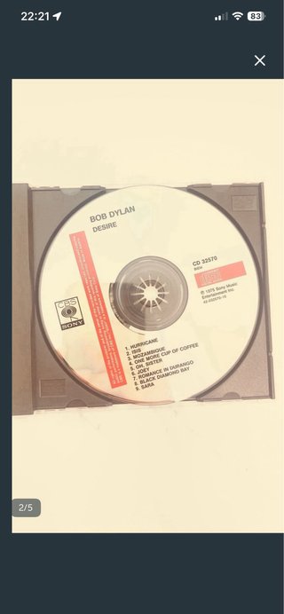 CD Bob Dylan Desire