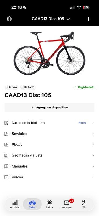 Cannondale CAAD13 Disc 105 | Shimano 105 Talla 48