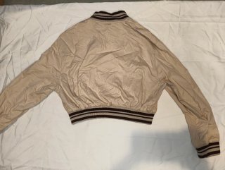 Chaqueta Bomber Beige Mujer Talla S Bershka