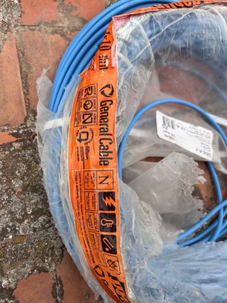 Cable Eléctrico Azul 10mm