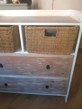 Cómoda IKEA 2 cajones madera