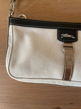 Bolso Longchamp Beige y Negro