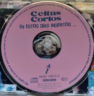 CD Celtas Cortos En estos días inciertos...