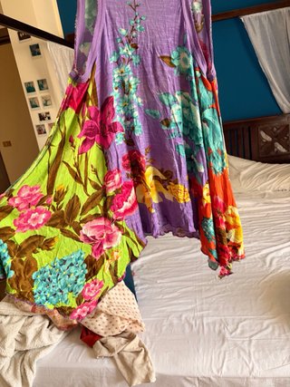 Top Derhy floreale boho vintage taglia S