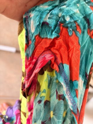 Top Derhy floreale boho vintage taglia S