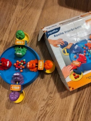 Juego tragabolas: Ranita Hambrienta Juguettos