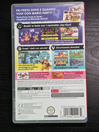 Super Mario Party Nintendo Switch 1 e 2 Pal Ita