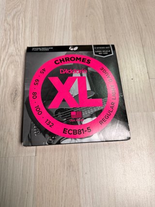Cuerdas Bajo D'Addario Chromes ECB81-5