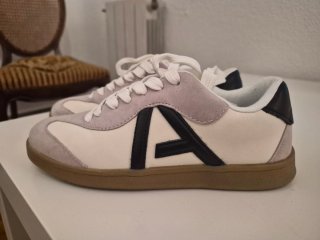 Zapatillas Adolfo Dominguez Ante TALLA  34 Nuevas