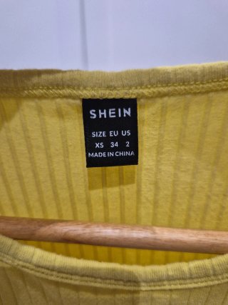 Vestido amarillo SHEIN talla XS