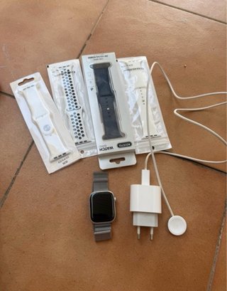 Apple Watch Series 9 45mm GPS + Cellular Plata