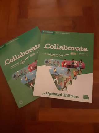 Libro  y workbook Collaborate 3 ESO Cambridge