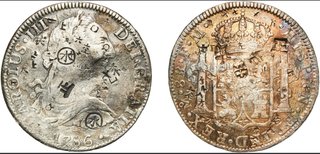 8 Reales México 1786 Mo FM  Carlos III Plata