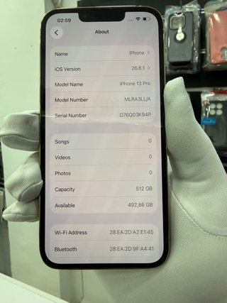 iPhone 13 Pro 512GB Oro/Batteria 95% con fattura