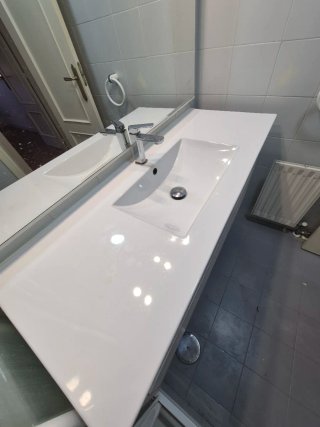 Mueble de Baño Completo 120cm + Lavabo + Grifo