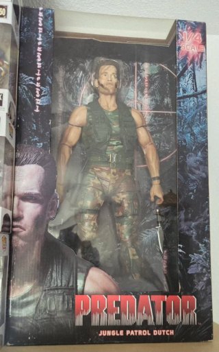 Figura Depredador Jungle Patrol Dutch 1/4