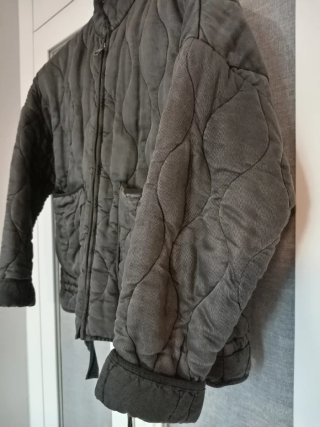 Cazadora acolchada Zara gris