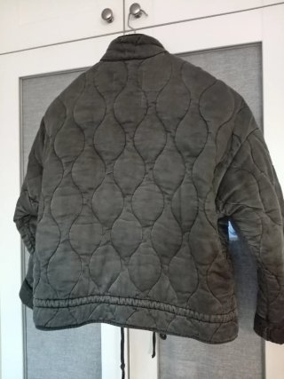 Cazadora acolchada Zara gris