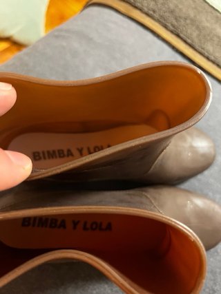 Botas de agua BIMBA Y LOLA bajas marrones